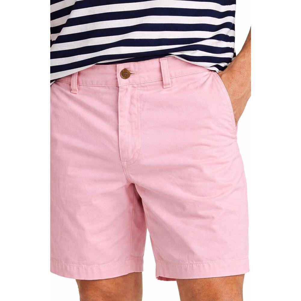 Vineyard Vines Men's Size 30 Club Short 9” Chino Cotton Twill Pink Golf Preppy - Picture 1 of 11